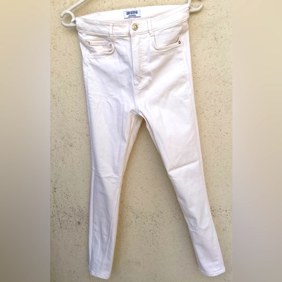 Zara Denim - Zara brand new off white skinny jeans for summer